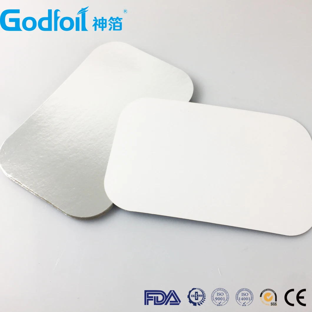High Quality Aluminum Foil Board Lid Container Lid Paper Lid Printed Paper Lid
