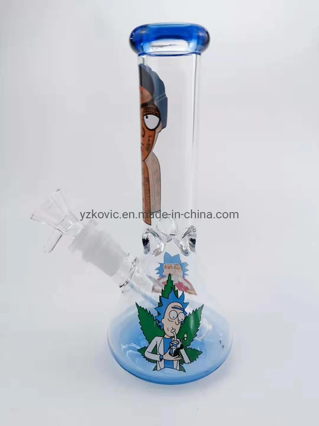 New Design Glass Water Pipe Glass Beaker Pipe 14mm Include Bowl with Wholesale Price