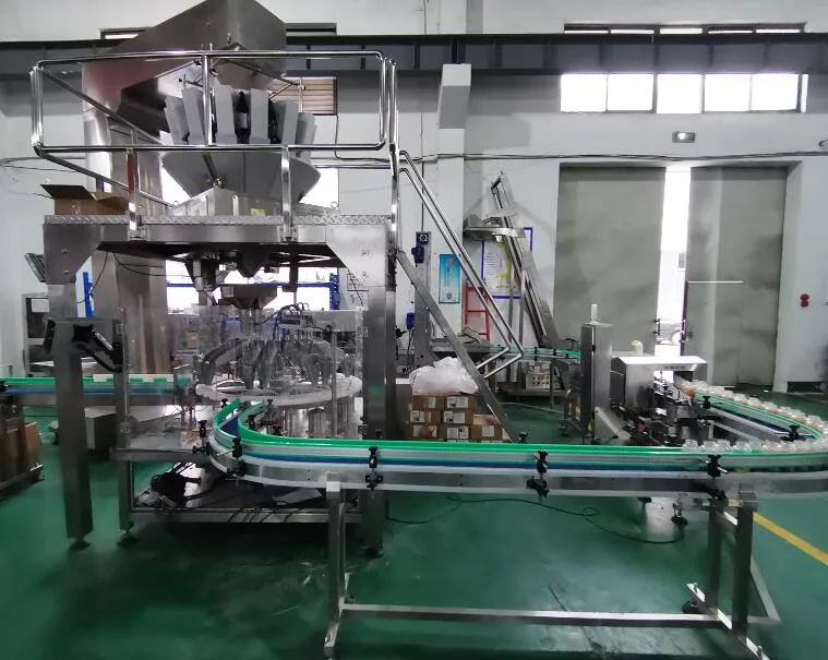 Wholesale Granular Candy Automatic Weighing Bottling Capping Food Packaging Machine