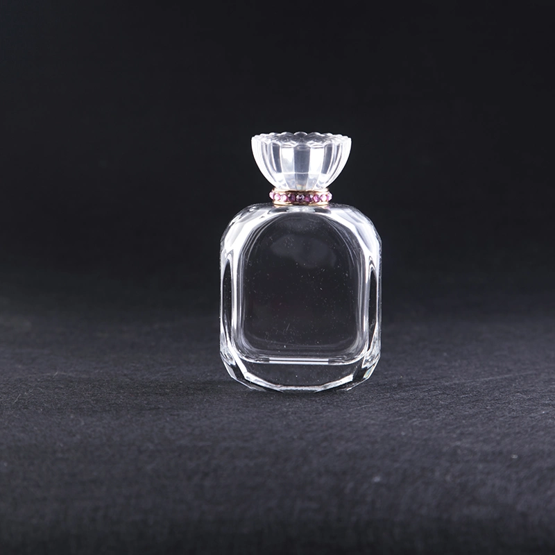 Glassware Bottles Square-Shaped Perfume Spray Bottle