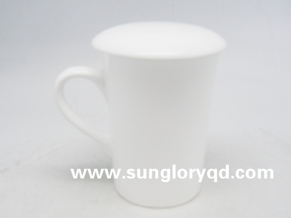 12oz Funnel-Shaped Porcelain Mug of Mkb098
