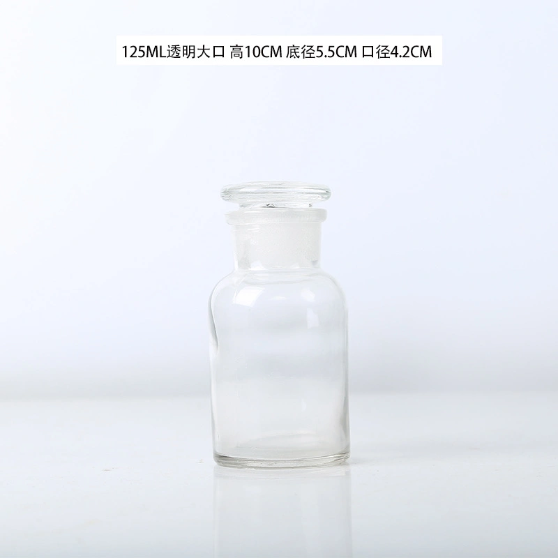 50ml to 1000ml Borosilicate Lead-Free Glass Wide Mouth Laboratory Reagent Bottle Storage Bottle