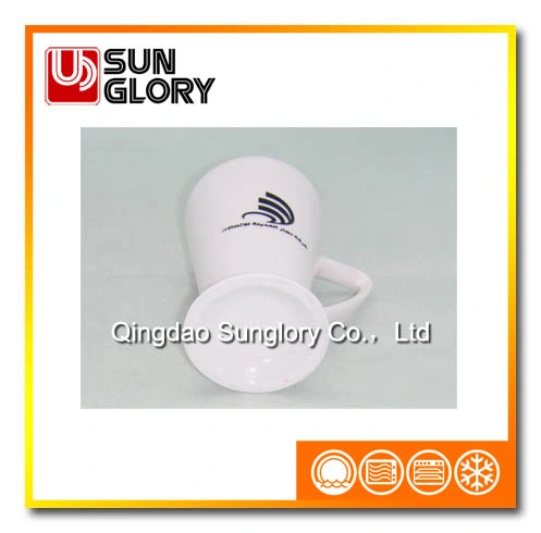 Funnel-Shaped Strengthen Porcelain Mug with Pedestal of Mkb084