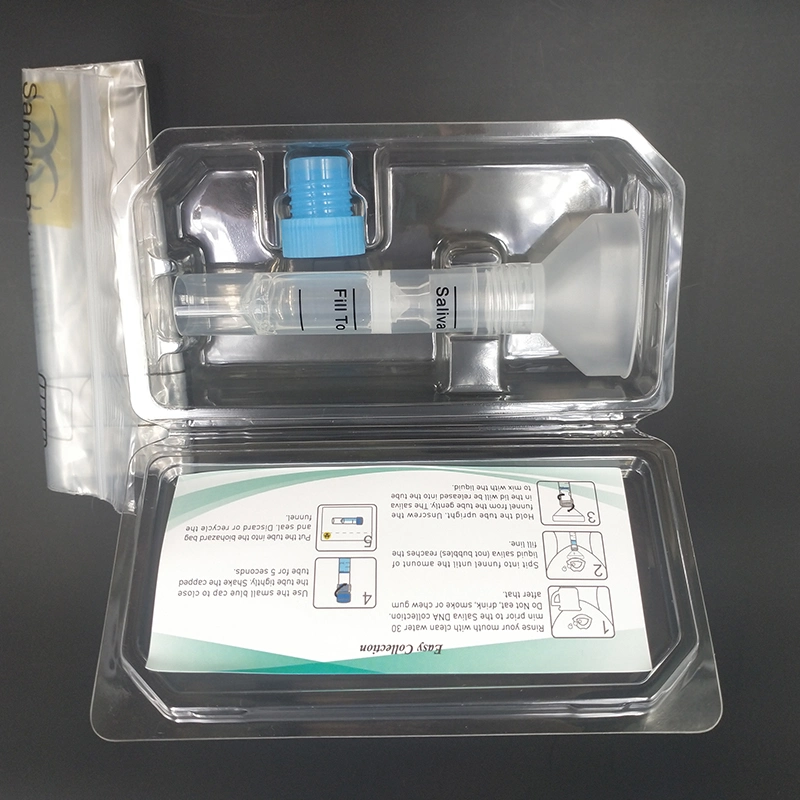 DNA/Rna Sterile V Shape Tys-01 Collecting Funnel Test Sample Tube Device Saliva Collection Kit