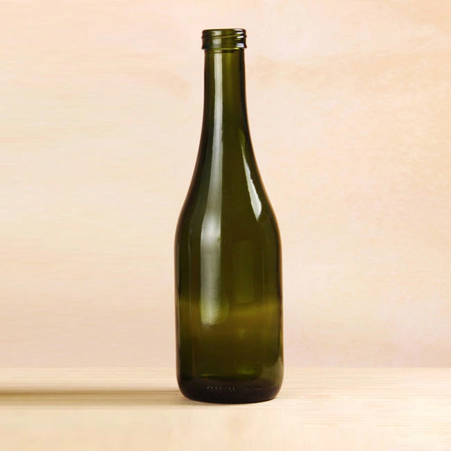 Glassware/Glass Bottle/Dark Green Round Red Wine Bottle 125ml/300ml