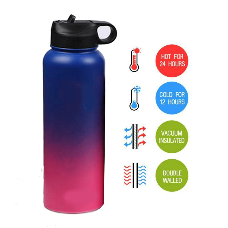 Leak Proof Power Coating Wide Mouth Thermo Hydro Bottle Flask