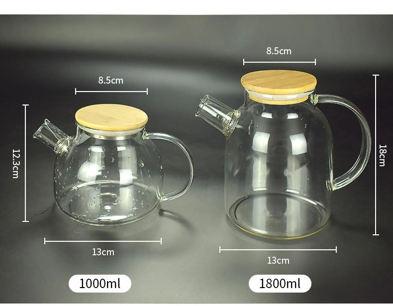 Borosilicate Glass Kettle / Water Pot/ High Temperature Resistant Kettle 1800ml
