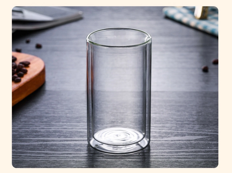 250ml 300ml Juice Cup Borosilicate Glass Coffee Cup Double Wall Glass Beer Cups