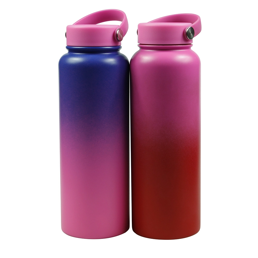 Double Wall Insulated Stainless Steel Cola Shape Sport Water Bottle Vacuum Flask 350ml 500ml 750ml 1000ml