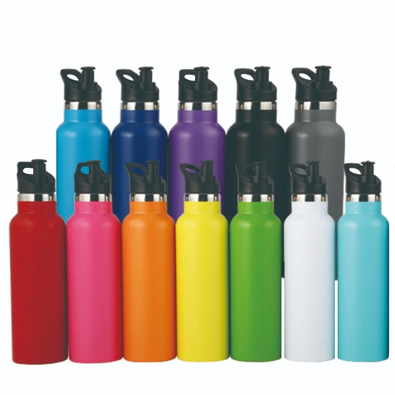 Hot Selling 18/8 Stainless Steel Sports Water Bottle 750ml Insulated Narrow Mouth Flask