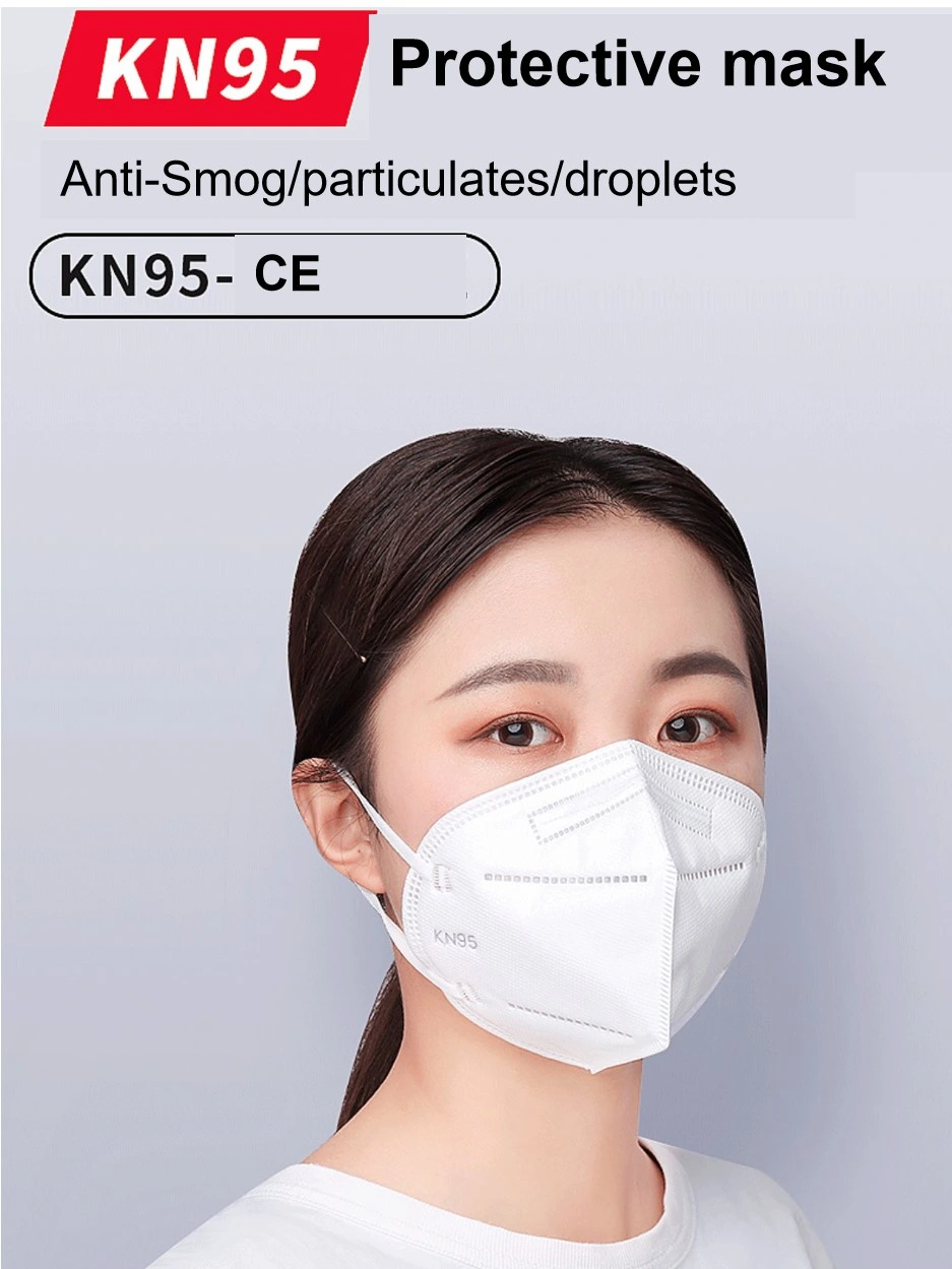 Civil KN95 Masks Breathable Antibacterial Protective Dust Mask Multilayer Masks, Cone Face Mask with One String, Cone Face Mask Factory, Cone Shape