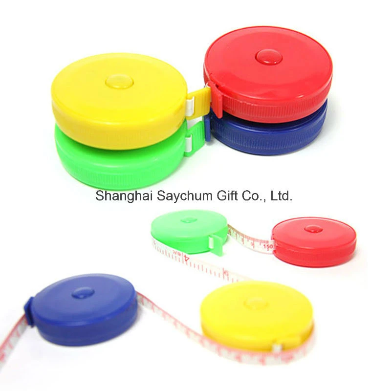 Custom Logo 150cm Measuring Tape Measure Retractable Colorful Portable Ruler