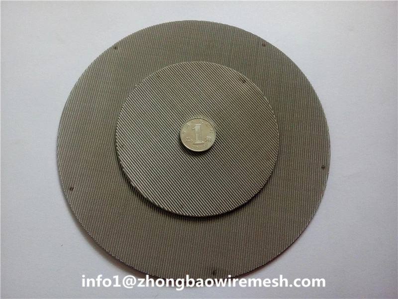 400 Mesh, 0.03 mm Wire, Ss316L Filter Disc Screen, Extruder Filter Screen, Filter Pack