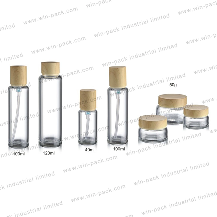 Cosmetic Glass Bottle Manufacturers 30ml 60ml 80ml 120ml White Glass Cosmetic Lotion Bottle