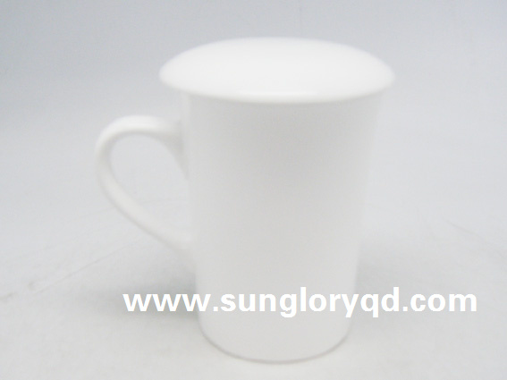 12oz Funnel-Shaped Porcelain Mug of Mkb098