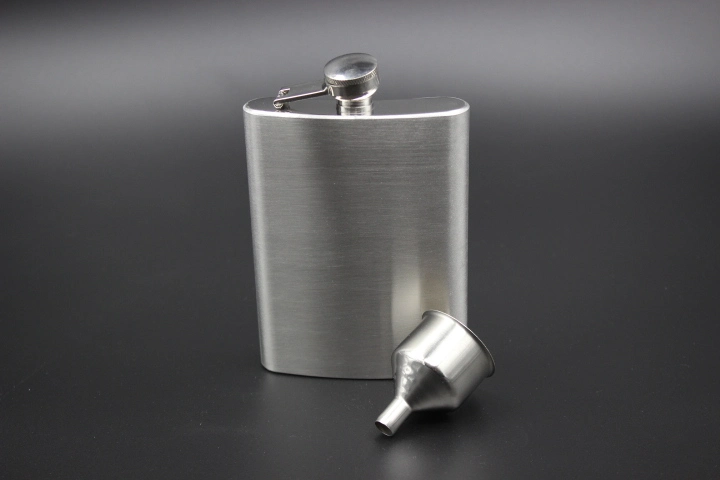 Stainless Steel Hip Flask with Funnel
