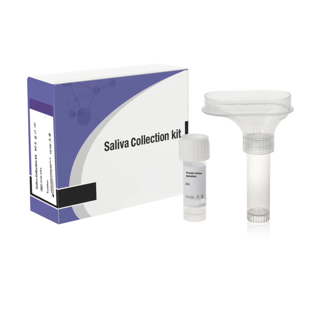Virus Test Saliva Sampling Funnel Tube Collector Kits