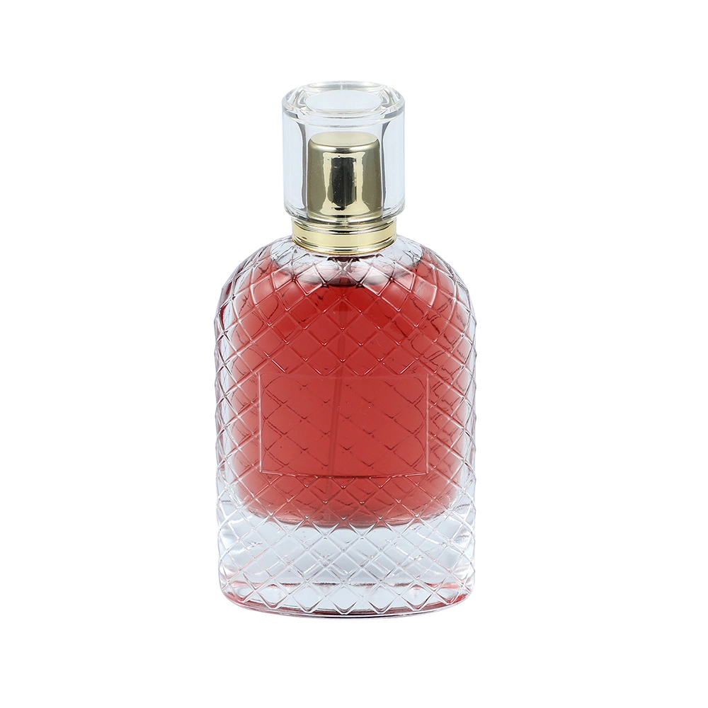 Wholesale 30ml 50ml 60ml 100ml Perfume Bottle Clear Glass Bottle Glassware Bottle with Perfume Aluminum Cap