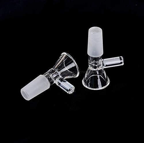 14mm Handmade Glass Funnel Bowl Adapter Water Pipe Accessory