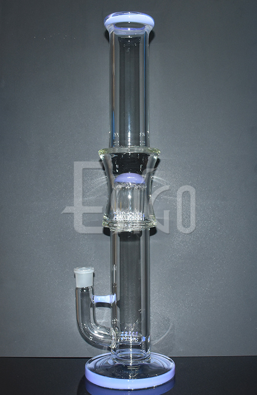 Esigo High-End Wholesale Straight Tube Smoking Glass Water Pipe