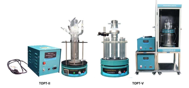 Topt-II Lab Chemistry Liquid Phase Glass Lined Photochemical Reactor