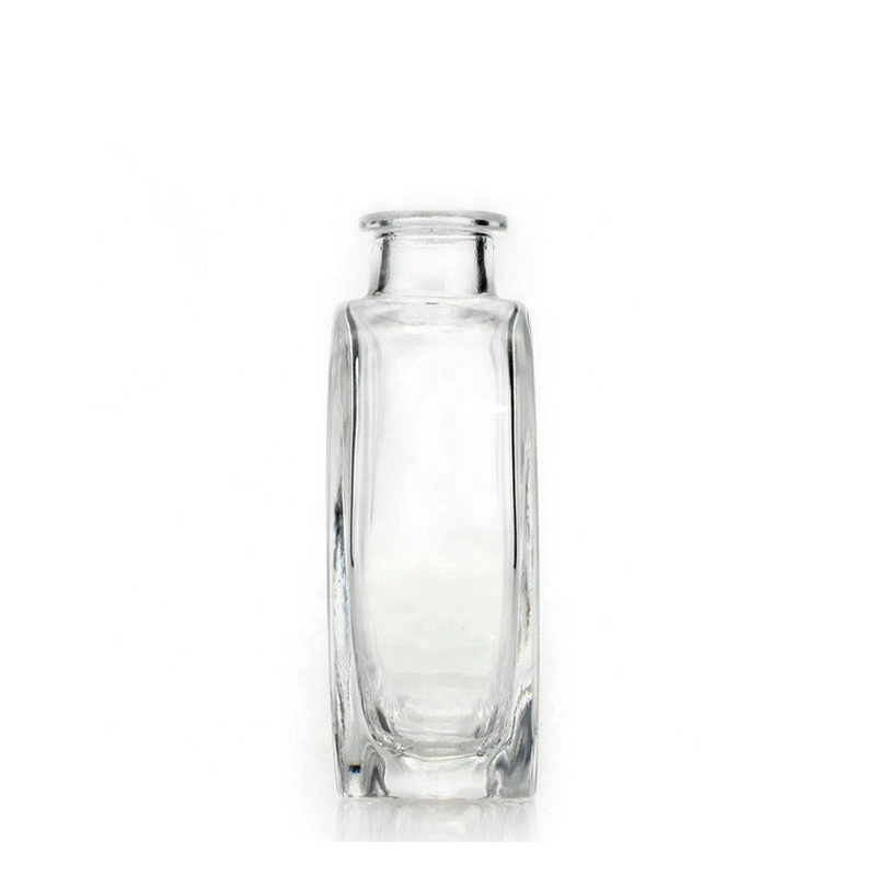 150ml Clear Flat Round Reed Diffuser Glass Bottle Decoration Glass Bottle Diffuser