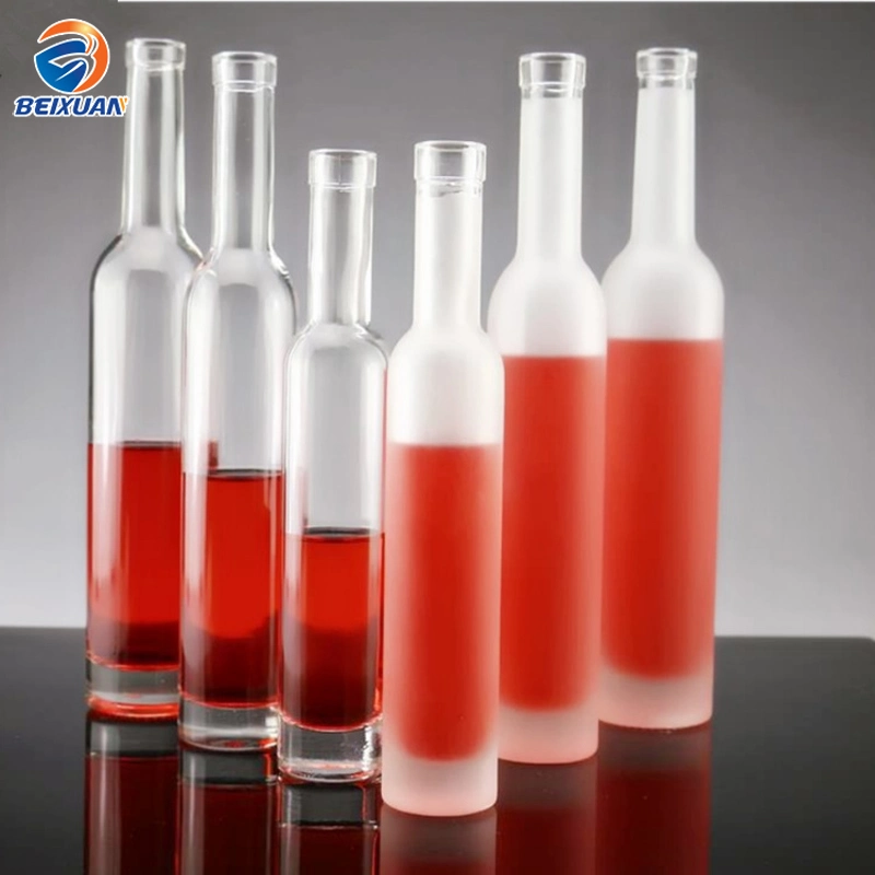 Spot Supply 375ml Thickening Monsanto Round Bottom Ice Glass Bottles for Fruit Wine