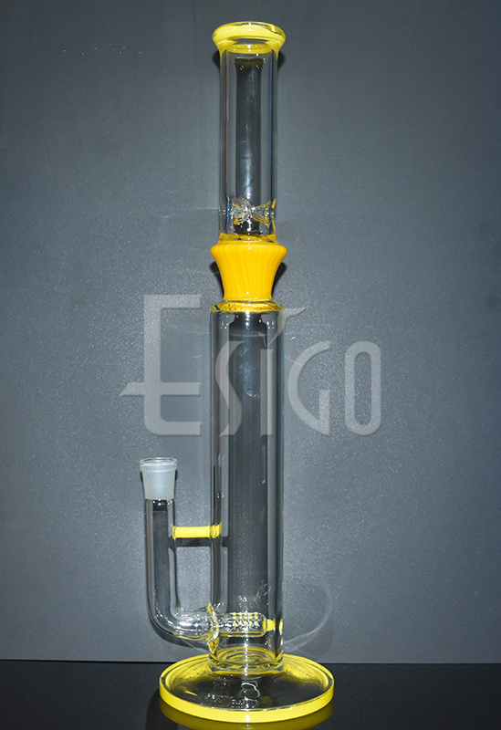 Esigo High-End Wholesale Straight Tube Smoking Glass Water Pipe