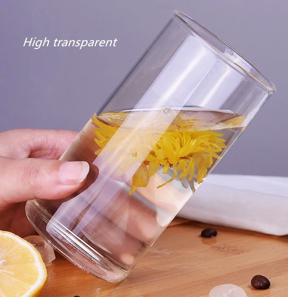 High Temperature Resistant Transparent Glass Juice Glass, Breakfast Milk Glass