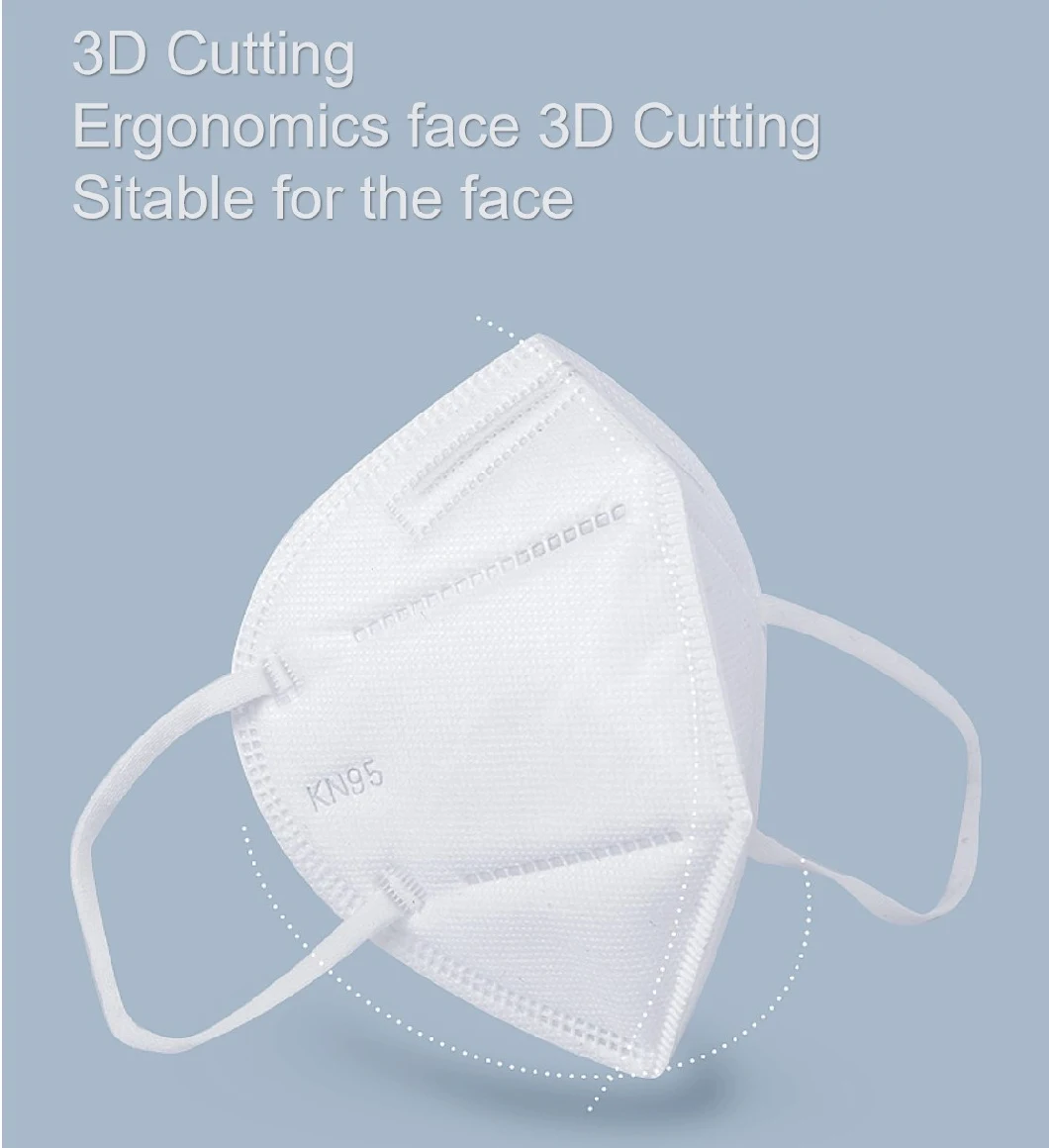 Civil KN95 Masks Breathable Antibacterial Protective Dust Mask Multilayer Masks, Cone Face Mask with One String, Cone Face Mask Factory, Cone Shape