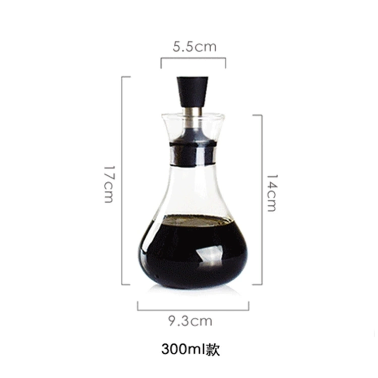 Hot Sale 300ml/500ml Borosilicate Glass Oil Bottle Glass Bottle Glass Oil Pot Kitchenware