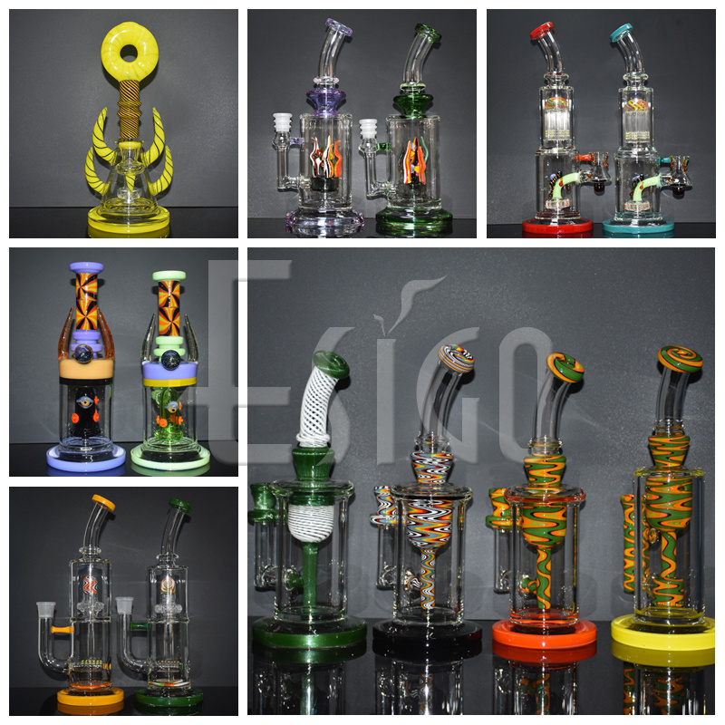 Esigo High-End Wholesale Straight Tube Smoking Glass Water Pipe