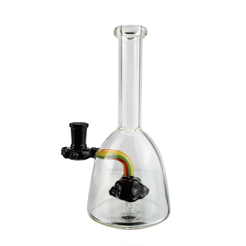 14mm Joint High Borosilicate Glass Beaker Base Glass Smoking Pipes DAB Rig