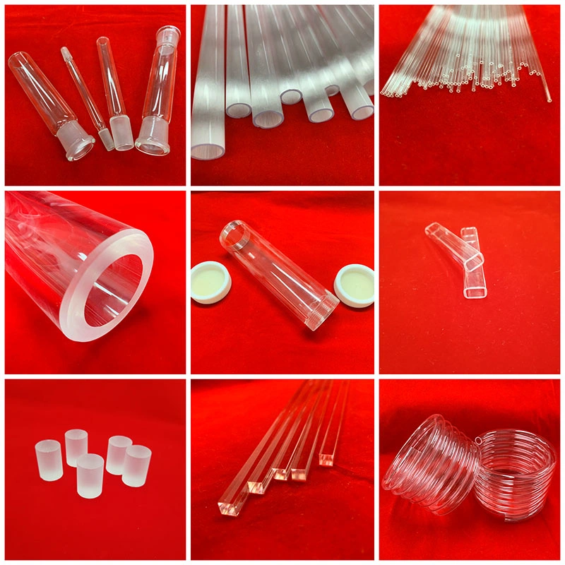 Customized Quartz Glass Tube Transparent Quartz Glass Tube