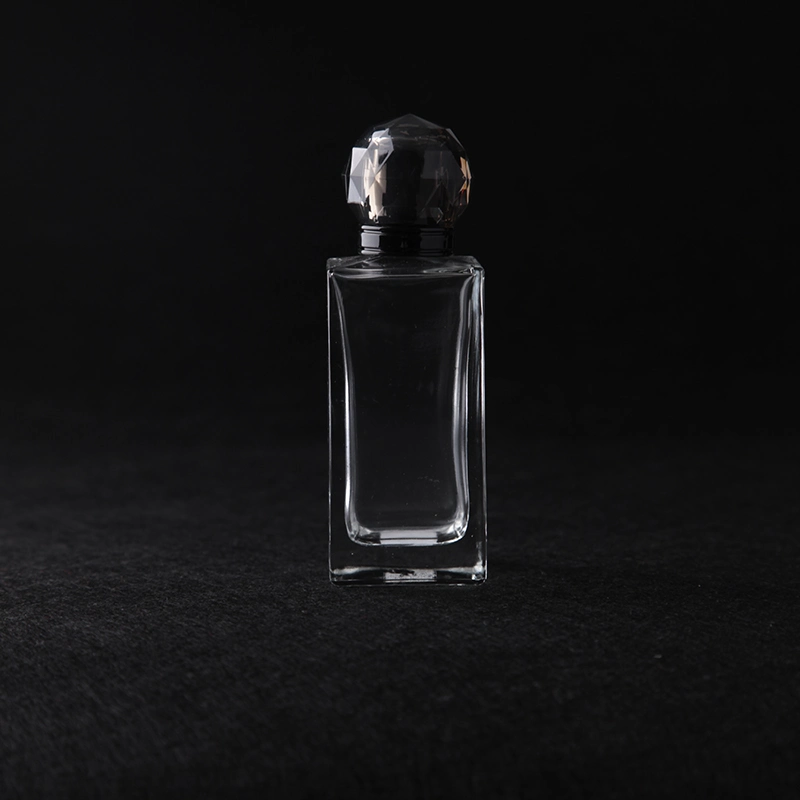 Glassware Bottles Square-Shaped Perfume Spray Bottle