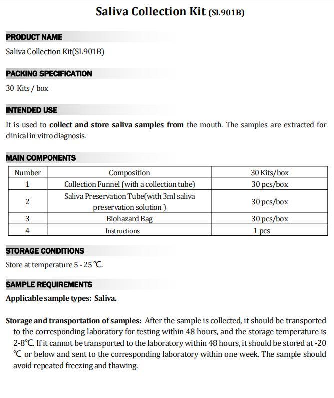 Saliva Funnel Cheap Price Sampling DNA Drug Test Saliva Collection Funnel