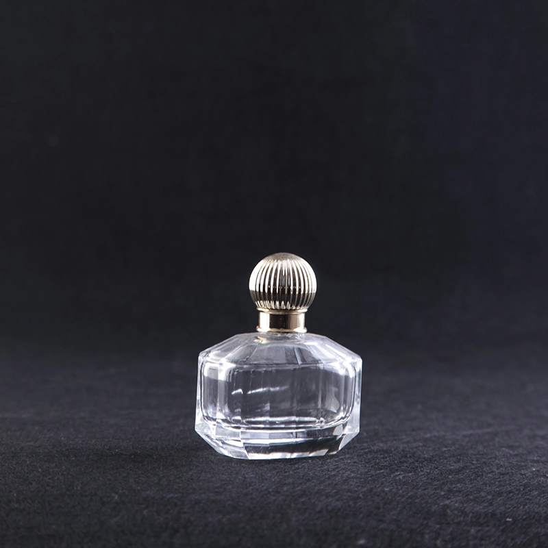 Clear Luxury Perfume Glass Square Bottle of Perfume Bottle 30ml 50ml 100ml Glass Bottles