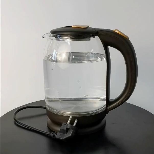 High Quality Cordless 360 Glass Kettle with Boil-Dry Protection for Fast Boil Water 2 Liter