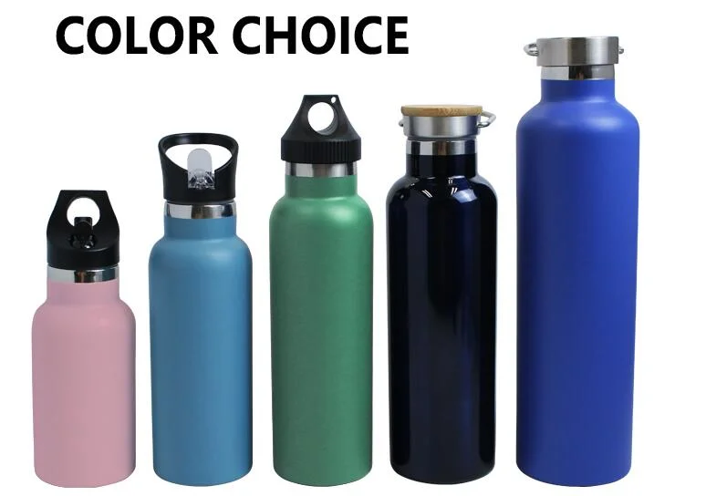 750ml Double Wall Stainless Steel Vacuum Flask Wide Mouth Sports Water Bottle