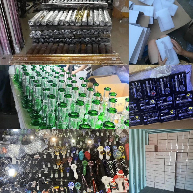 Colorful Glass Water Pipe Hookah Glass Smoking Pipe Glass Pipe Shisha Smoking Accessories Glass Beaker Pipe