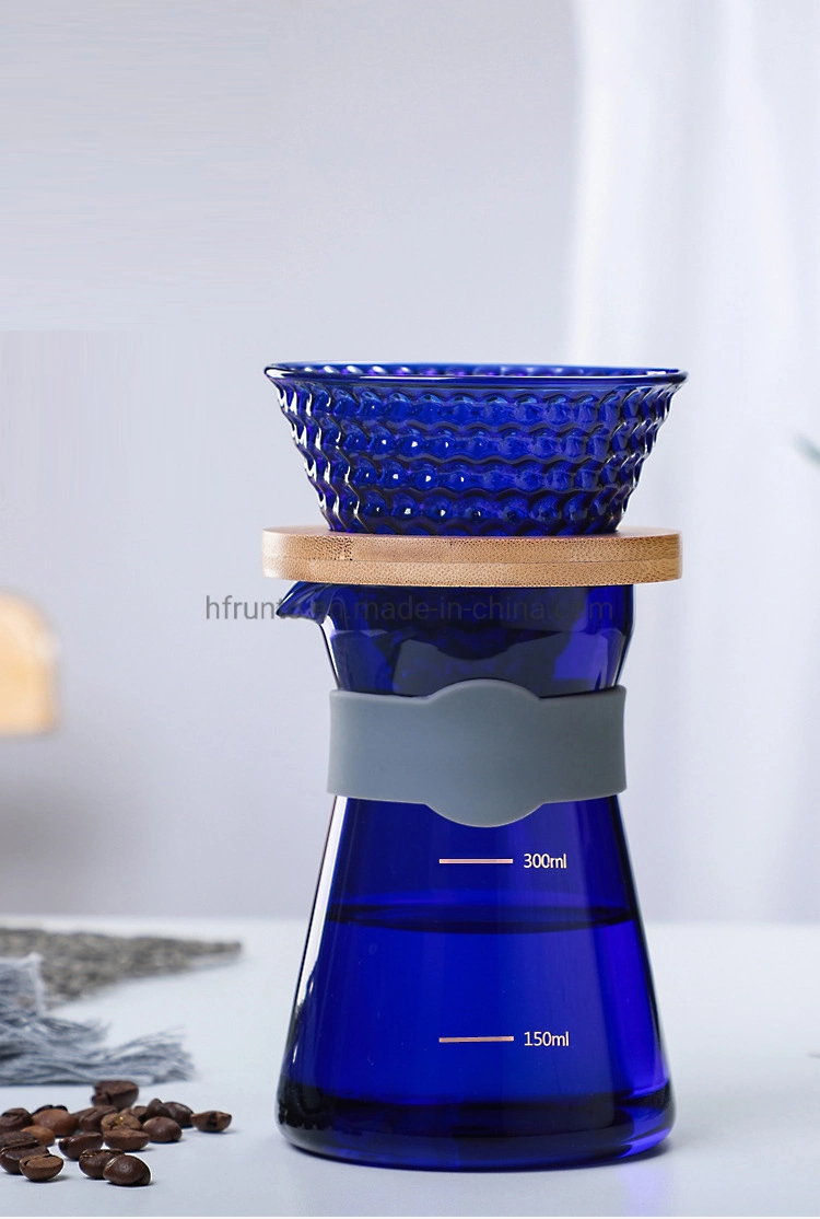 High Borosilicate Glass Coffee Sharing Pot Set Personalized Glass Coffee Pot