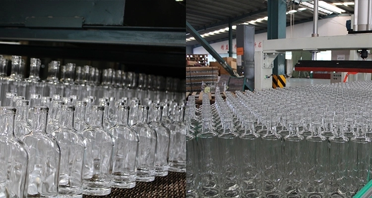 Customized Vodka Glass Bottle/Spirits Bottle/Wine Bottle/Tequlia/Bottle/Rum Bottle/Whisky Bottle/Liquor Bottle/Water Bottle/Glass Bottles with Custom Logo Paint