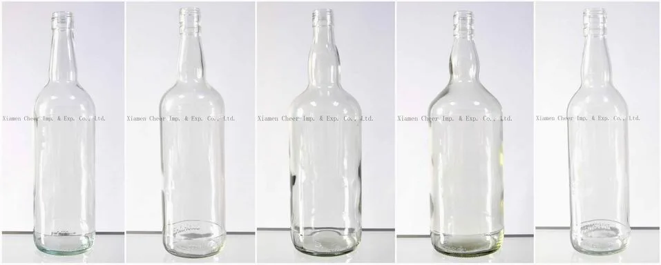 1.5L Large Clear Wine Bottle Glass Whisky Bottle