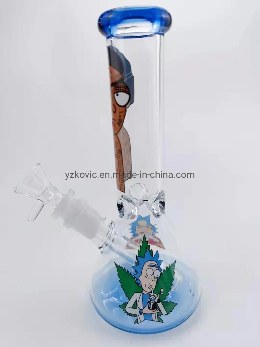 New Design Glass Water Pipe Glass Beaker Pipe 14mm Include Bowl with Wholesale Price