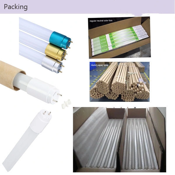 High Lumen Glass LED Tube 140lm/W 5FT 24W, 3500lm Glass LED Tube