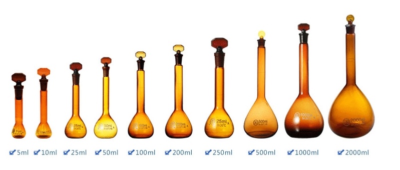 Volumetric Flask Amber 500ml