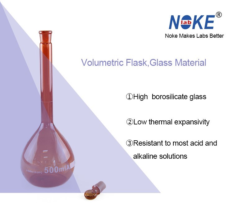 Laboratory Pyrex Glass Volumetric Flask