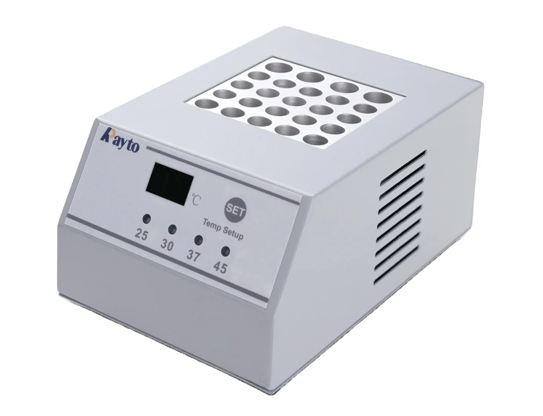 Rayto Portable Chemistry Analyzer 24 Tubes Lab Tube Dry Bath Incubator (RT-A19)