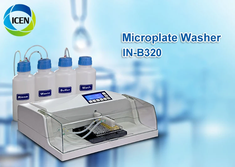 IN-B320 Lab chemistry portable elisa Microplate Washer price