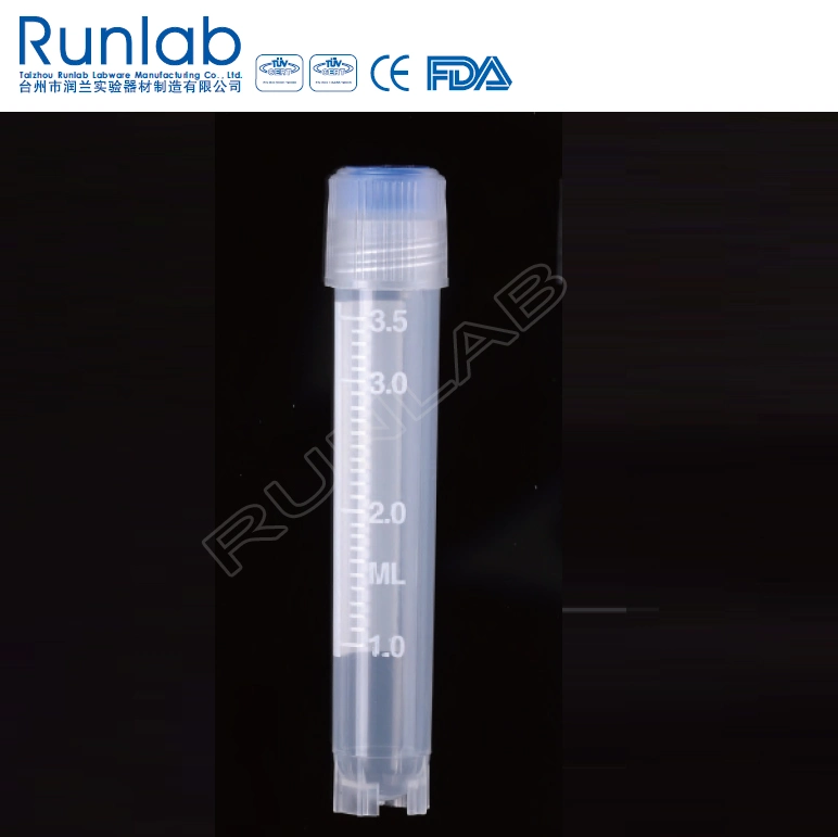 4ml External Thread Cryo Vial with Silicone Washer Seal